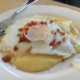 Creamy Polenta with Egg, Pancetta & Shaved Parmesan