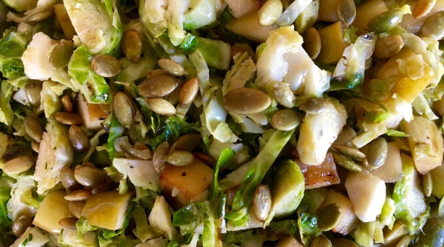 Hashed Brussels Sprouts