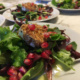 Baked Goat Cheese Salad with Pomegranate