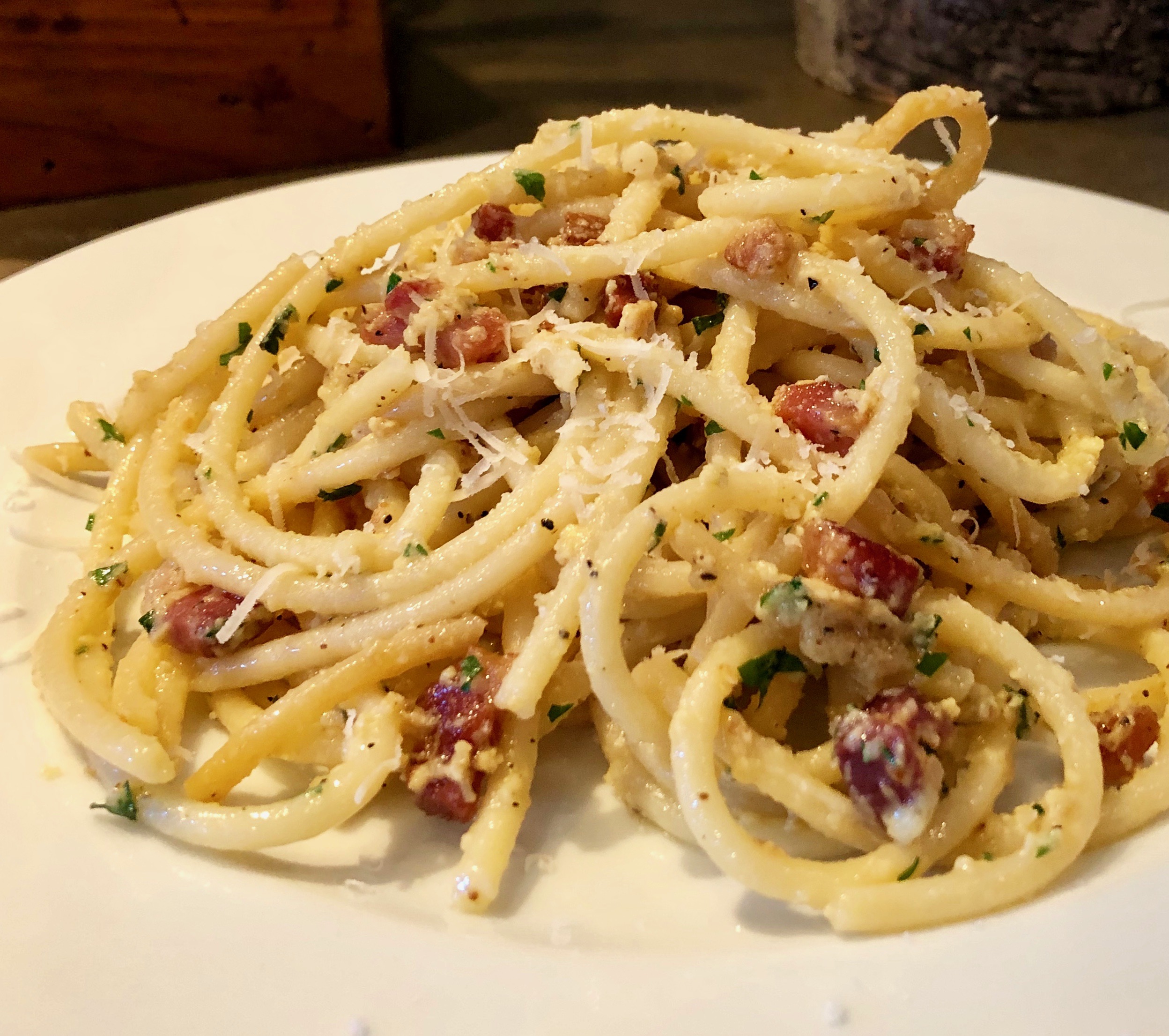 pasta carbonara