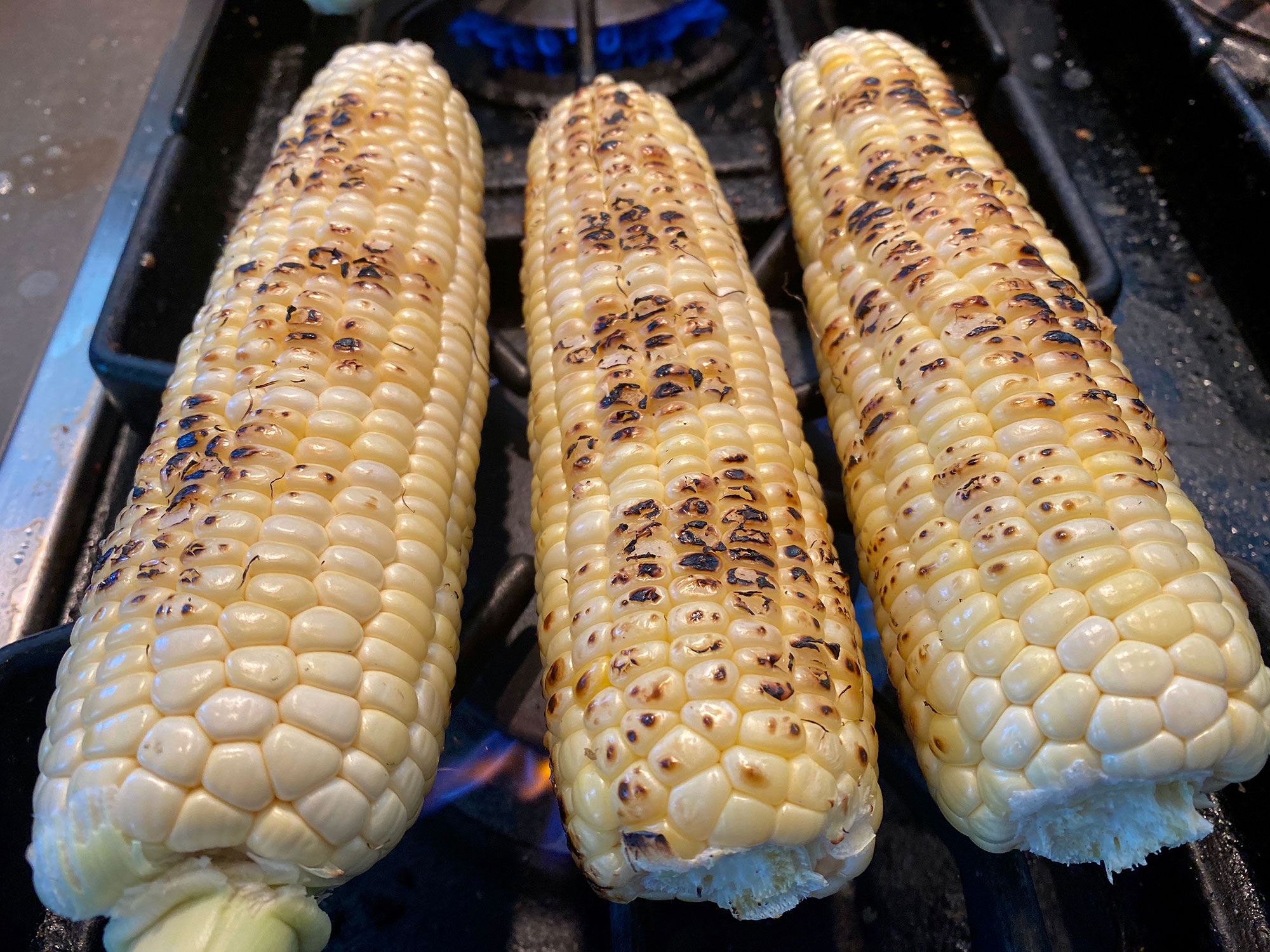 Street Corn (boiled corn with seasoned butter)-The Little Epicurean