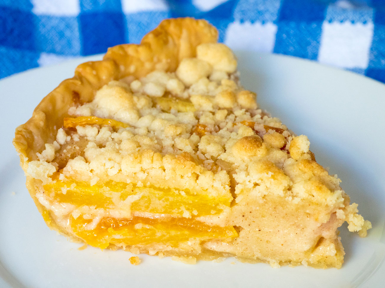 Peach Custard Pie