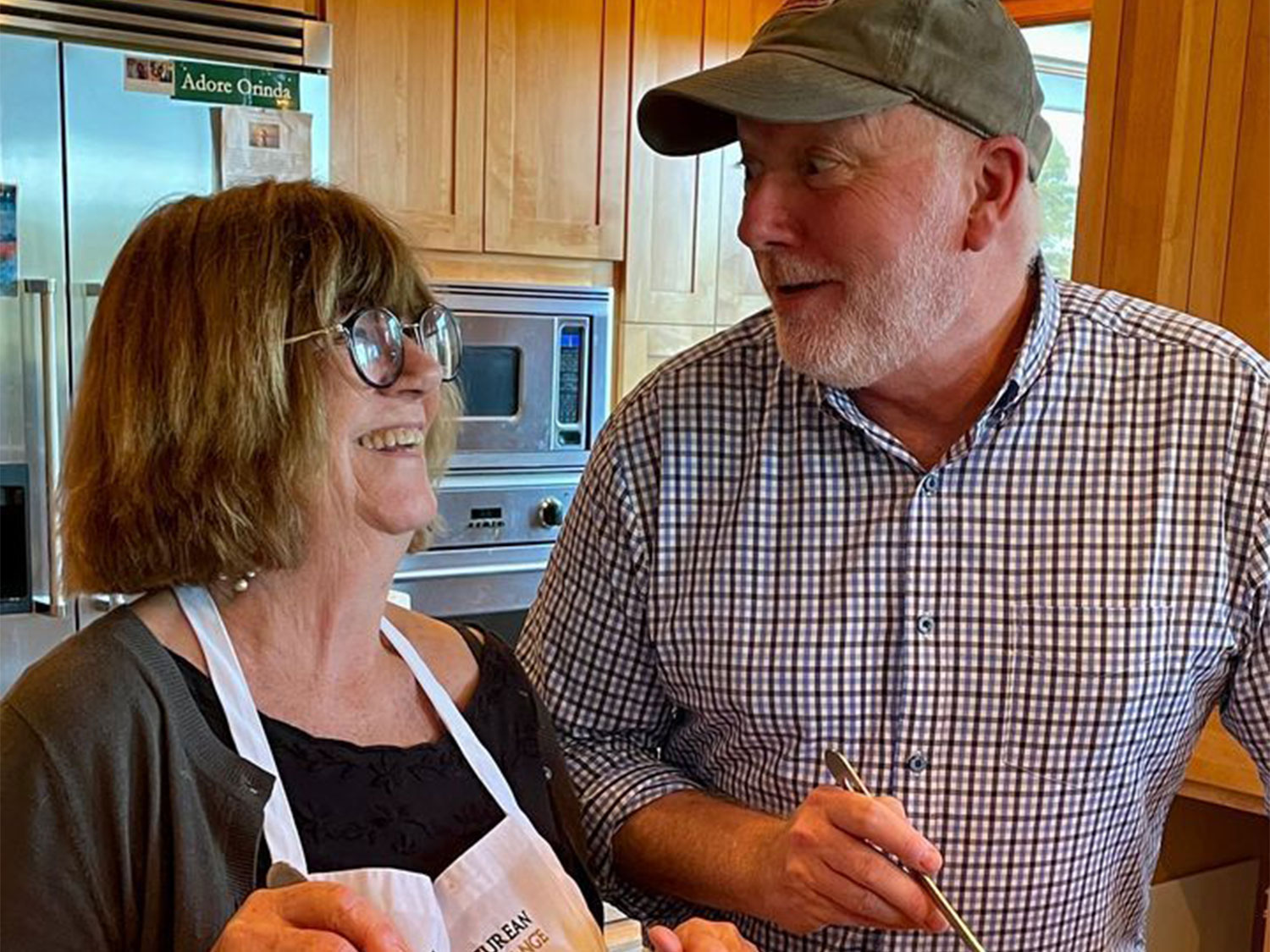 Georgeanne Brennan and Chef Charlie